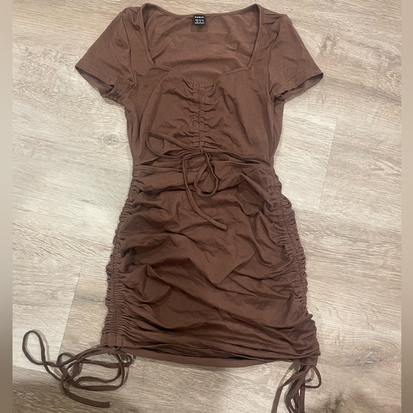 Brown Mini Dress - Picture 1 of 2